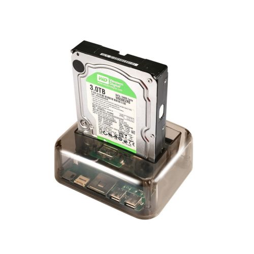 Док-станция для накопителей Dynamode 2*HDD 2,5/3,5 SATA /IDE/SSD - USB3.0, 2 x USB 2.0, SD/TF/M2 (DM-CAD-S8)