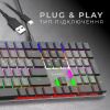 Клавиатура GamePro MK145R Red Swich Low Profile USB Dark Gray (MK145R) - Изображение 3