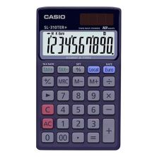 Калькулятор Casio SL-310TER+-WA-EP, темно-синій (CALC-CAS-SL-310TER)