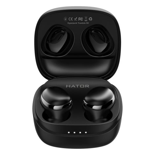 Наушники Hator Hyреrpunk Truedots SyncHUB Black (HTA411)