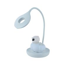 Настольная лампа Kite Cloudy Bear LED с аккумулятором, белая (K24-493-2-1)
