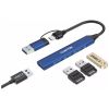 Концентратор Canyon hub DS-02 4in1 USB-A/C Blue (CNS-TDS02BL) - Зображення 2