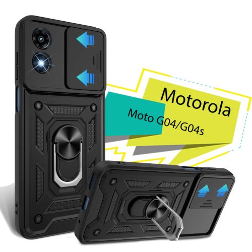 Чехол для мобильного телефона BeCover Military Motorola Moto G04/G04s Black (713062)