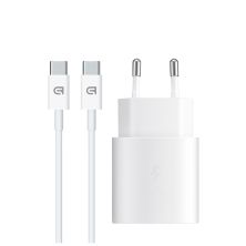 Зарядное устройство Armorstandart AR-TA800W USB-C 25W White + cable USB-C to USB-C (ARM63804)