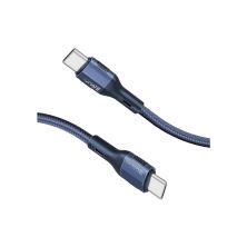 Дата кабель USB-C to USB-C 1.2m 60W PD FletchLink-CC blue Promate (fletchlink-cc.blue) Дата кабель USB-C to USB-C 1.2m 60W PD FletchLink-CC blue Promate (fletchlink-cc.blue)