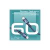 Дата кабель USB-C to USB-C 1.2m 60W PD FletchLink-CC blue Promate (fletchlink-cc.blue) - Зображення 2