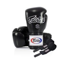 Боксерские перчатки Fairtex BGV5 Black 10 унцій (бинти в комплекті) (BGV5_10oz_Black)
