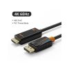 Кабель мультимедійний DisplayPort M to HDMI M 1.8m V1.2 4K60Hz Cabletime (CA915316) - Зображення 1