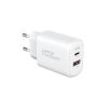 Зарядний пристрій Armorstandart 1xUSB-C PD25W + 1xUSB QC3.0 GaN white (ARM87066) - Зображення 3