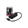 Концентратор AXAGON USB 2.0 to 4xUSB 2.0 0.2m black (HUE-X4B) - Изображение 1