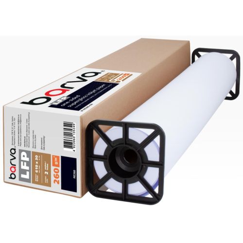 Бумага Barva 24/610 мм, 260 г/м2, super gloss, 30 м LFP (IP-RE260-456)