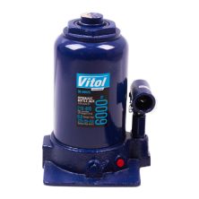 Домкрат Vitol DB-60002C/TF0602, телескопічний, гідравлічний, 6т, 2 циліндри, min 215мм, max 495мм (DB-60002C)