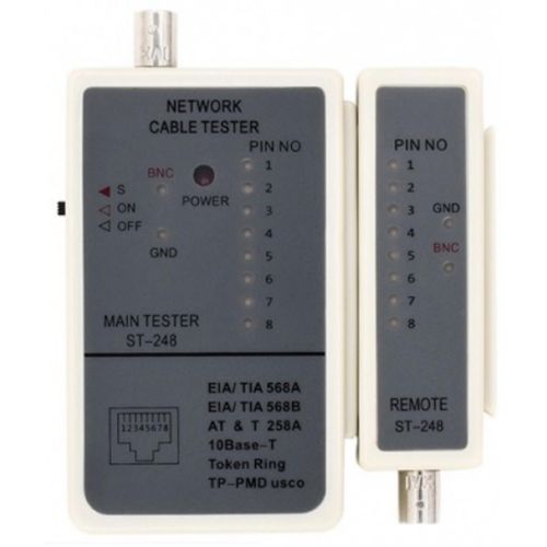 Тестер кабельный RJ-45 + BNC Merlion (ST-248BNC)