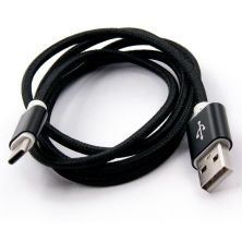 Дата кабель USB 2.0 AM to Type-C 1.5m black Dengos (NTK-TC-DL-BLACK)