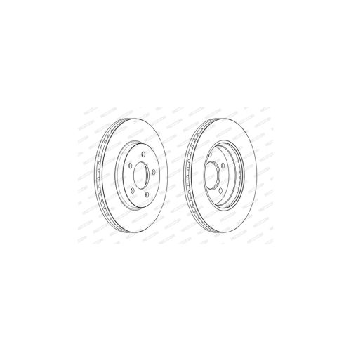 Тормозной диск FERODO DDF2357C