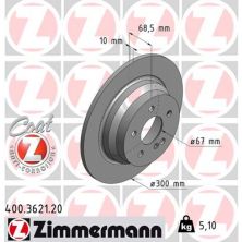 Тормозной диск ZIMMERMANN 400.3621.20