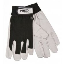Захисні рукавички Neo Tools шкіра р. 8, липучка (97-604)