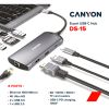 Порт-репликатор Canyon 8-in-1 USB-C (CNS-TDS15) - Изображение 1