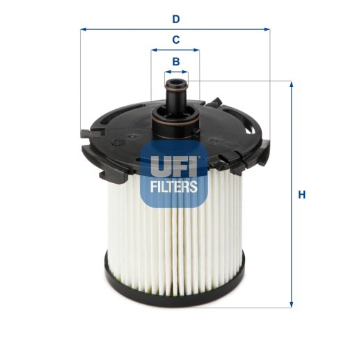 Фильтр топливный UFI 26.074.00