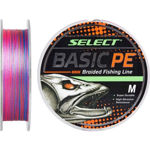 Шнур Select Basic PE 150m Multi Color 0.18mm 22lb/9.9kg (1870.30.95)