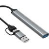 Концентратор Dynamode 5-in-1 USB Type-C/Type-A to 1хUSB3.0, 2xUSB 2.0, card-reader SD/MicroSD (DM-UH-514) - Изображение 2