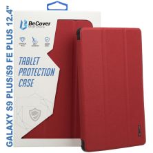 Чохол до планшета BeCover Smart Case Samsung Tab S9 Plus (SM-X810/SM-X816)/S9 FE Plus (SM-X610/SM-X616) 12.4 Red Wine (710372)