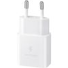 Зарядний пристрій Samsung USB-С 15W White + Cable USB-C 1m (EP-T1510XWEGEU) - Зображення 1