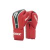 Боксерські рукавички RDX Aura Plus T-17 Red/Black 16 унцій (BGR-T17RB-16OZ+) - Зображення 2