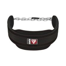 Обважнювач RDX Пояс з ланцюгом T7 Pro Dipping Belt 2 Layer неопреновий Black (WDB-T7B)