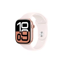 Смарт-часы Apple Watch Series 10 GPS 46mm Rose Gold Aluminium Case with Light Blush Sport Band - S/M (MWWT3QH/A)