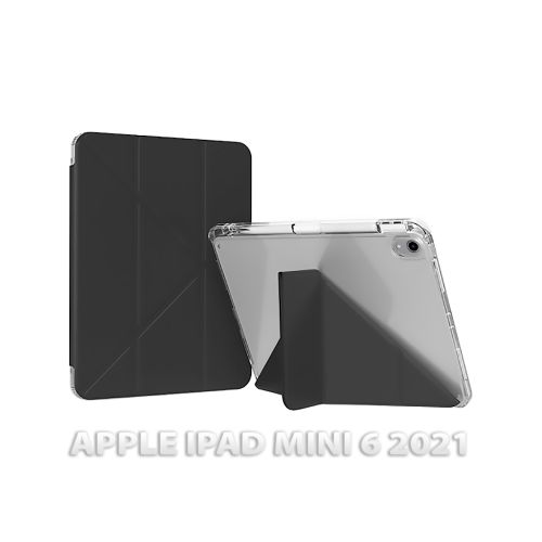 Чохол до планшета BeCover Ultra Slim Origami Transparent Apple iPad Mini 6 2021 Black (712930)