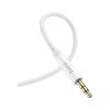 Кабель мультимедійний 3.5mm M to 3.5mm M 1.0m UPA19 AUX Silver HOCO (6931474759870) - Зображення 2
