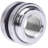 Фітинг для СРО Alphacool HF bulkhead connector passthrough G1/4 - chrome (17068) - Зображення 1