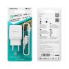 Зарядное устройство BOROFONE BA36A USB QC3.0 18W + cable USB to USB-C white (6931474716019) - Изображение 1