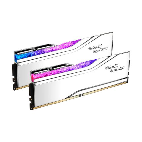 Модуль памяти для компьютера DDR5 32GB (2x16GB) 6000 MHz Trident Z5 Royal Silver G.Skill (F5-6000J2836G16GX2-TR5S) Модуль памяти для компьютера DDR5 32GB (2x16GB) 6000 MHz Trident Z5 Royal Silver G.Skill (F5-6000J2836G16GX2-TR5S)