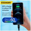Дата кабель USB-C to Lightning 0.5m 20W black Essager (EXCTL-CGB01) - Зображення 2