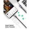 Дата кабель USB-C 2.0 to USB-C 1.0m 90° corner US334 black Ugreen (70643) - Зображення 2