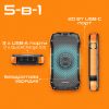 Батарея универсальная Promate 20000mAh PD/20W, QC/3/0, Solar, QI, IP65 (solartank-20pdqi.black) - Изображение 3