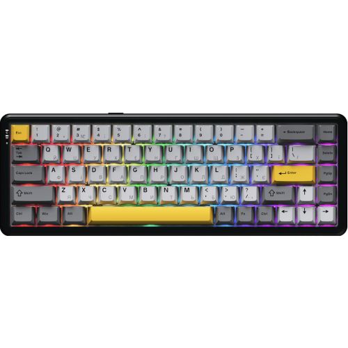 Клавиатура Ajazz AK680 MAX Magnetic Switch RGB USB Black (AK680-M-BGY-AW)