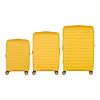 Набір валіз 2E Aero (L+M+S), бурштиново-жовті (2E-SPP-AERO-SET3-AY) - Зображення 2