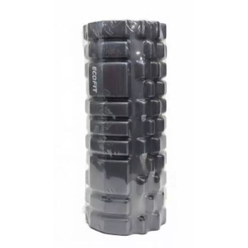 Масажний ролик Ecofit MDF001 33 х 14 см Чорний/Білий (К00026955)