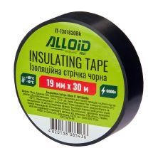 Изоляционная лента Alloid черная, 19мм×30м (IT-1301830Bk)