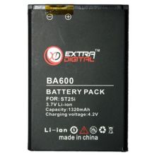 Акумуляторна батарея для телефону Extradigital Sony Ericsson BA600 (1320 mAh) (BMS6344)