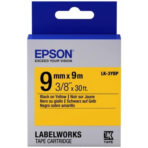 Лента для принтера этикеток Epson LK3YBP (C53S653002)