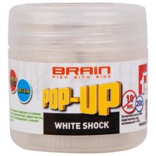 Бойл Brain fishing Pop-Up F1 White Shock (белый шоколад) 10mm 20g (1858.02.51)