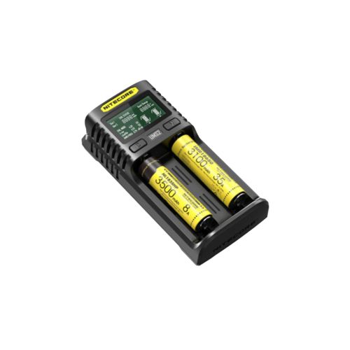Зарядний пристрій для акумуляторів Nitecore Digicharger UM2 (2 channels, LCD дисп.,Li-ion, Ni-MH/Ni-Cd, (11454)