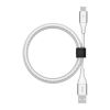 Дата кабель USB 2.0 AM to Type-C 1.0m BRAIDED white Belkin (CAB002BT1MWH) - Изображение 3