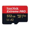 Карта пам'яті SanDisk 512 GB microSDXC UHS-I U3 Extreme Pro+SD Adapter (SDSQXCD-512G-GN6MA) - Зображення 1