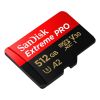 Карта пам'яті SanDisk 512 GB microSDXC UHS-I U3 Extreme Pro+SD Adapter (SDSQXCD-512G-GN6MA) - Зображення 2