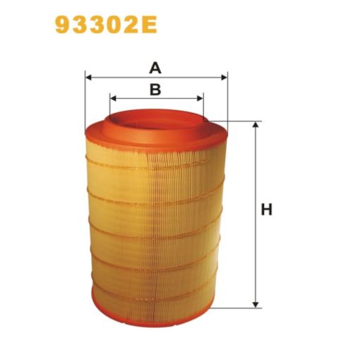 Повітряний фільтр для автомобіля Wixfiltron 93302E